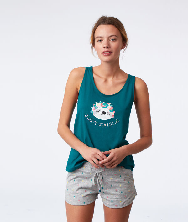Short imprimé en coton bio Short imprimé en coton bio