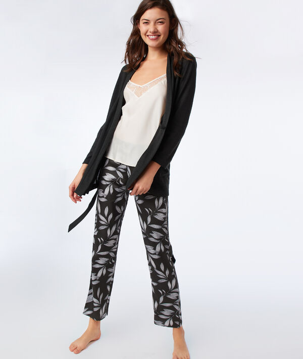 Pyjama 3 pièces imprimé floral Pyjama 3 pièces imprimé floral