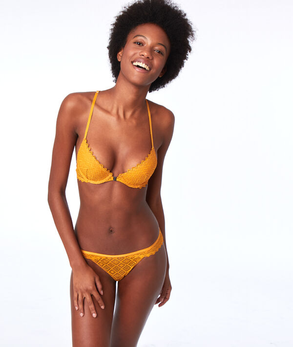 Soutien-gorge N°2 - Push-up plongeant en dentelle dos nageur Soutien-gorge N°2 - Push-up plongeant en dentelle dos nageur
