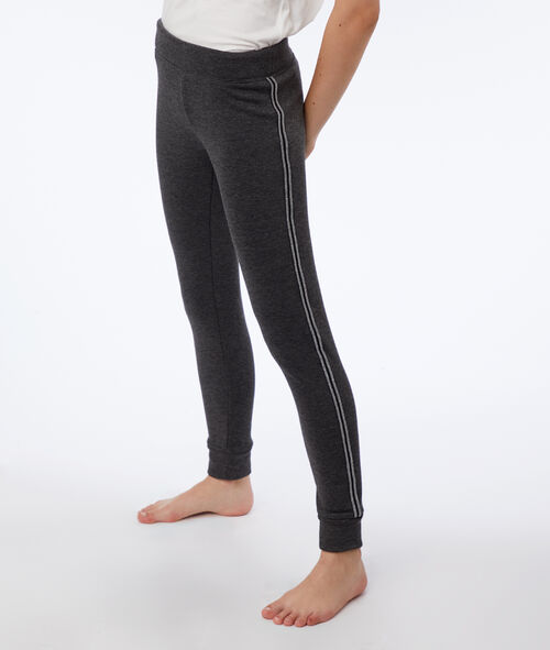 Pantalon à liseré métallisé