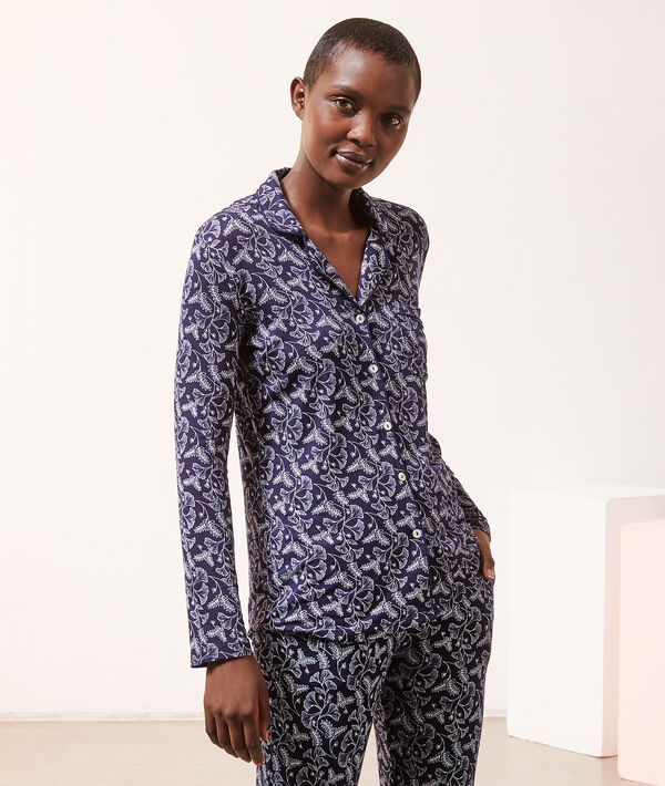 Chemise satinée imprimé fleuri Chemise satinée imprimé fleuri;${refinementColor}