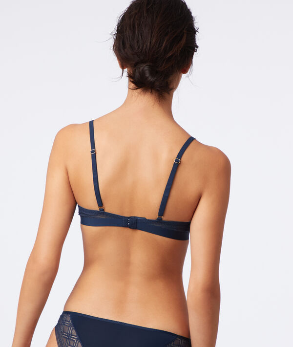 Soutien-gorge N°5 - Ampliforme naturel en dentelle et microfibre Soutien-gorge N°5 - Ampliforme naturel en dentelle et microfibre