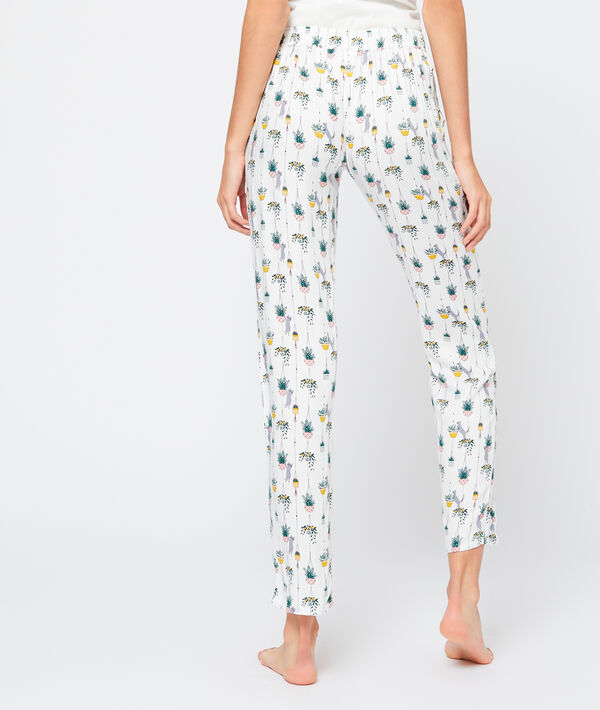 Pantalon imprimé en viscose éco-responsable Pantalon imprimé en viscose éco-responsable