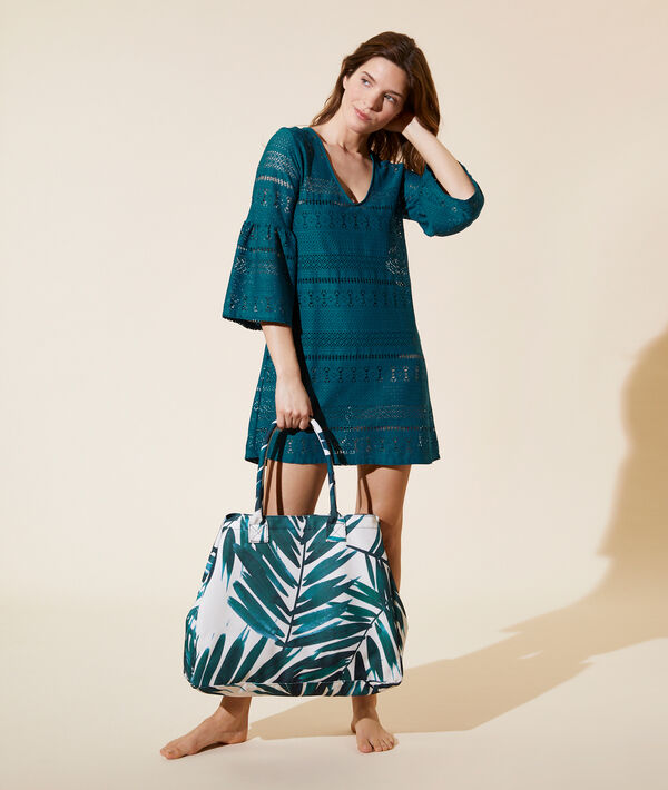 Sac cabas imprimé feuillage Sac cabas imprimé feuillage;${refinementColor}