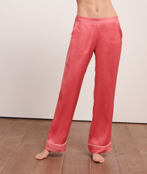 Pantalon de pyjama satiné Pantalon de pyjama satiné;${refinementColor}