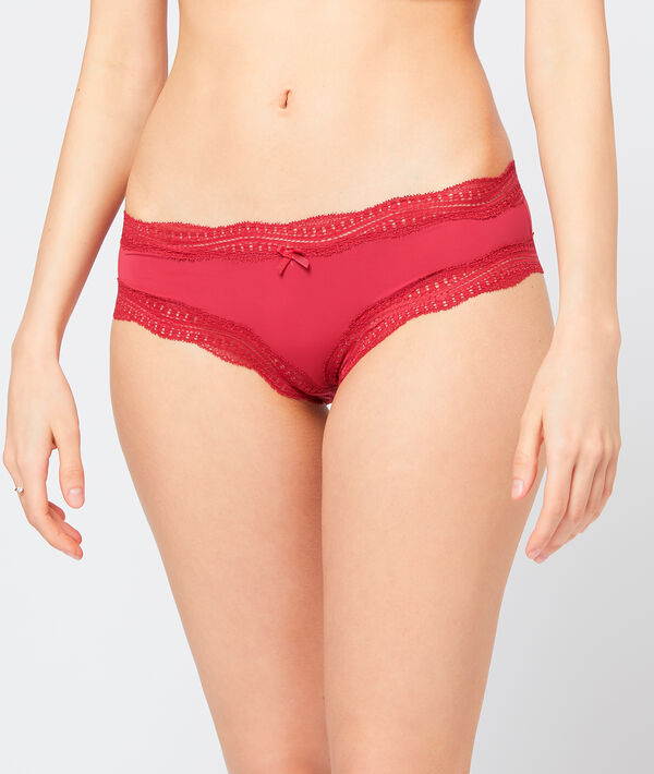 Shorty bords dentelle graphique Shorty bords dentelle graphique