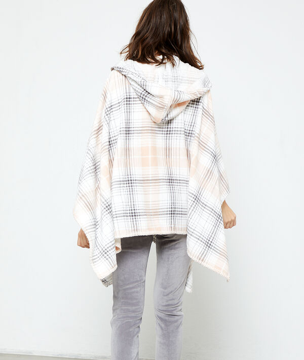 Poncho à carreaux Poncho à carreaux