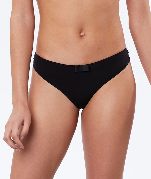 Culotte dentelle et microfibre Culotte dentelle et microfibre