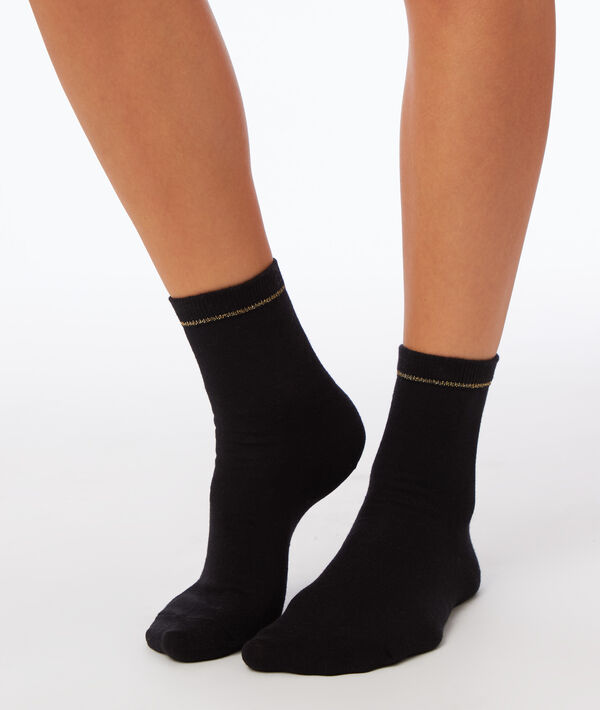 Chaussettes à fil métallisé Chaussettes à fil métallisé;${refinementColor}
