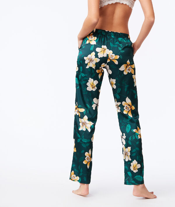 Pantalon large imprimé floral Pantalon large imprimé floral