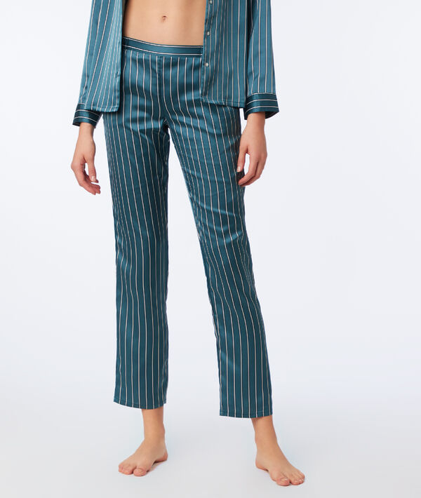 Pantalon satiné à rayures Pantalon satiné à rayures
