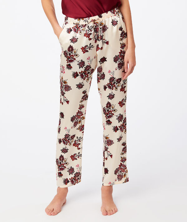 Pantalon large imprimé floral Pantalon large imprimé floral