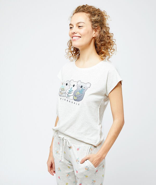T-shirt imprimé "Pinakoala" T-shirt imprimé "Pinakoala";${refinementColor}