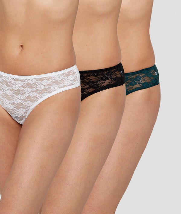 Pack de 3 hipsters dentelle Pack de 3 hipsters dentelle