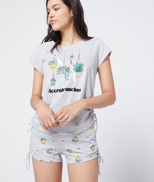 Short imprimé en coton bio Short imprimé en coton bio