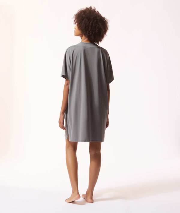 Chemise de nuit col V Chemise de nuit col V;${refinementColor}