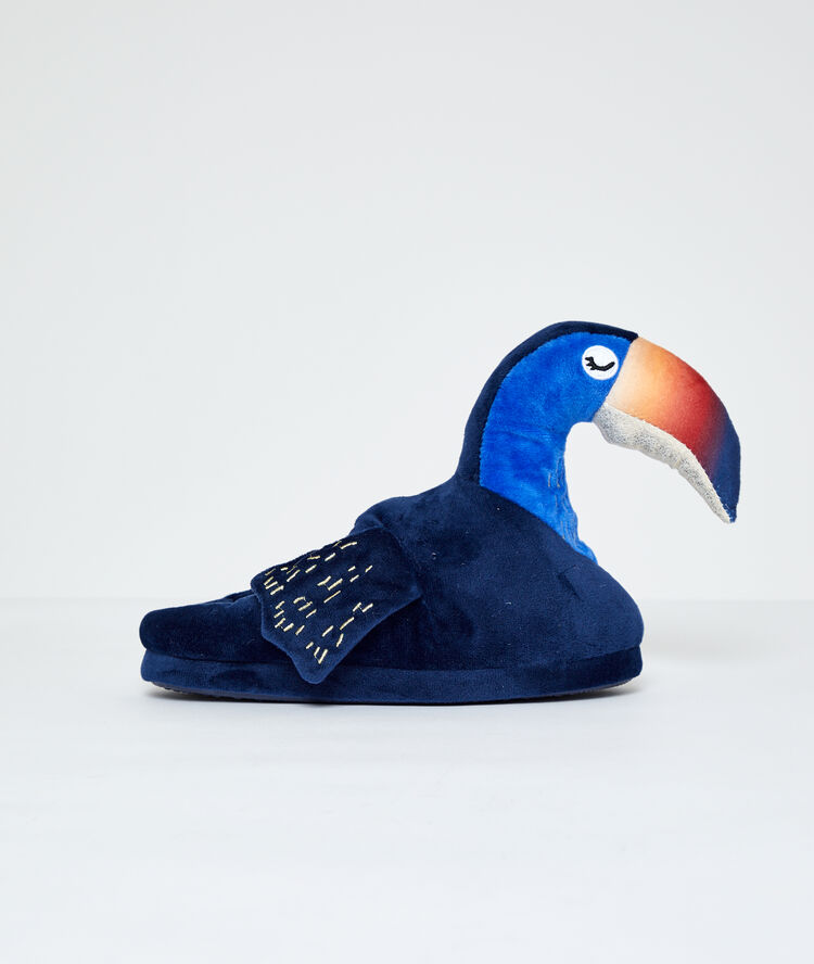 Mules 3d toucan bleu.