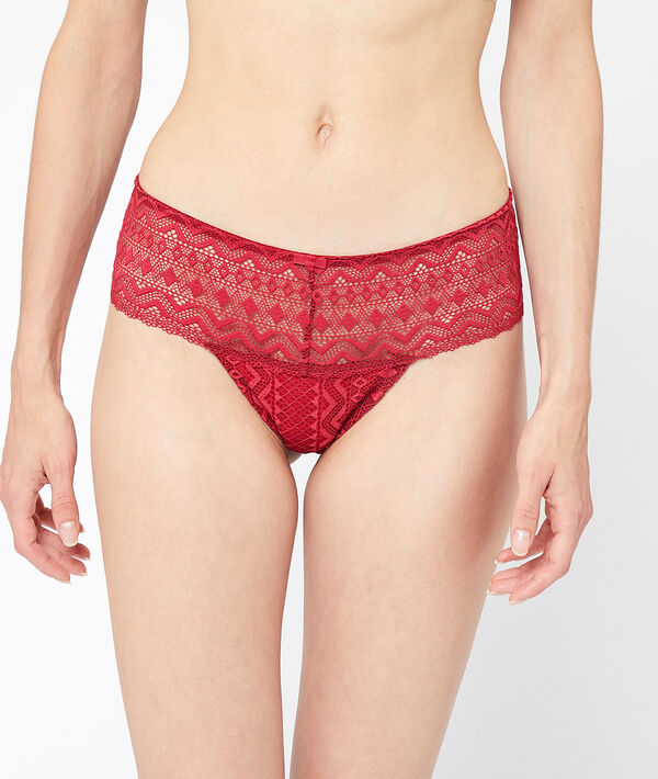 Tanga en dentelle graphique Tanga en dentelle graphique