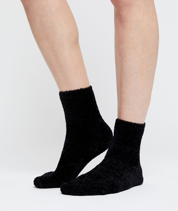 Chaussettes doudou satinées Chaussettes doudou satinées