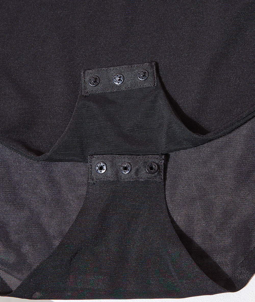 Body dos croisé noir.