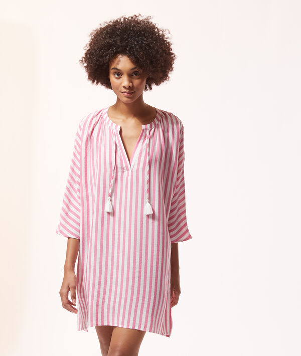 Chemise de nuit à pompoms Chemise de nuit à pompoms;${refinementColor}
