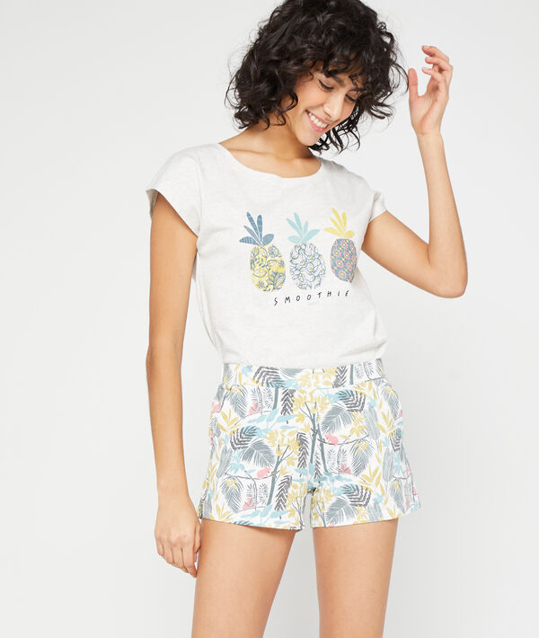 Short imprimé végétal Short imprimé végétal;${refinementColor}