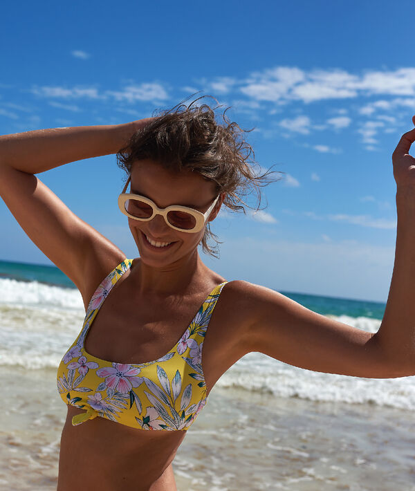 Haut de maillot de bain brassière, pads amovibles Haut de maillot de bain brassière, pads amovibles