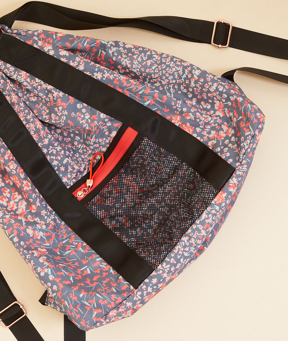 Sac de sport imprimé corail.