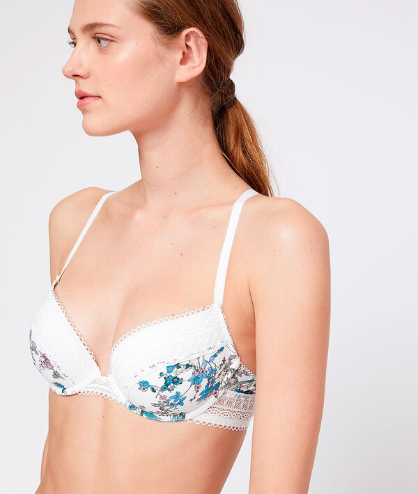 Soutien-gorge n°5 - coques fines ecru.