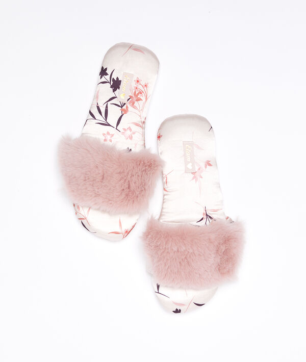 Mules en fausse fourrure Mules en fausse fourrure