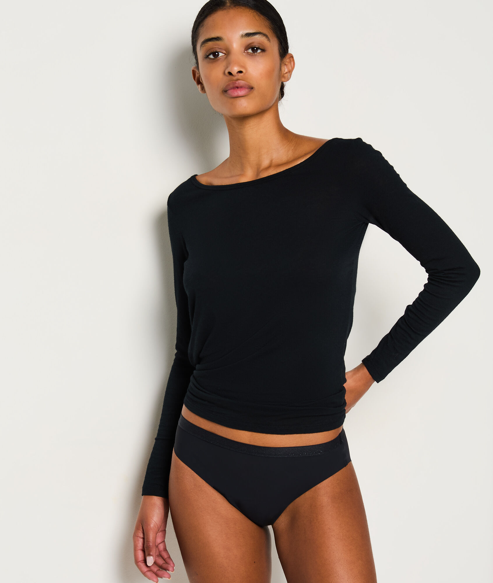 Culotte de règles - flux moyen - Aya - S - Noir - Femme - Etam