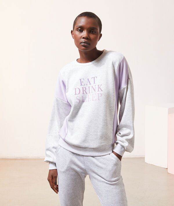 Top manches longues "Eat, drink, sleep" Top manches longues "Eat, drink, sleep";${refinementColor}
