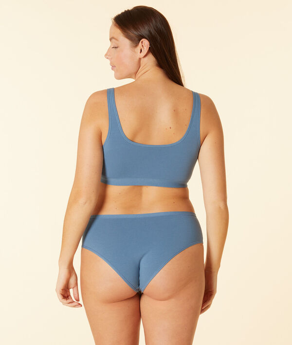 Brassière réversible en coton bio extensible Brassière réversible en coton bio extensible;${refinementColor}
