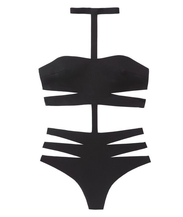 Body néoprène à lanières noir.