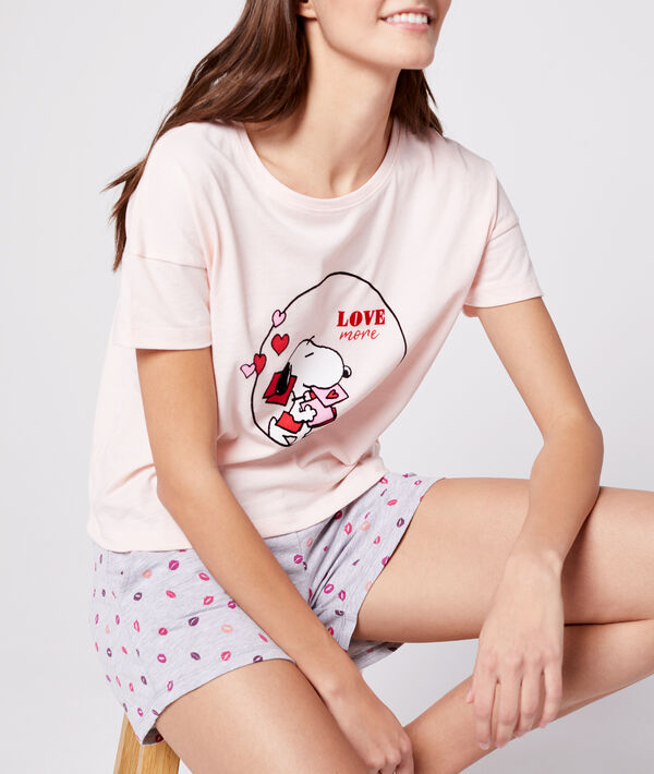 T-shirt "Love more" snoopy T-shirt "Love more" snoopy