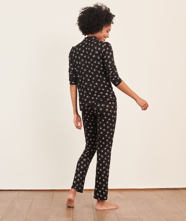 Chemise de pyjama imprimé fleuri Chemise de pyjama imprimé fleuri;${refinementColor}