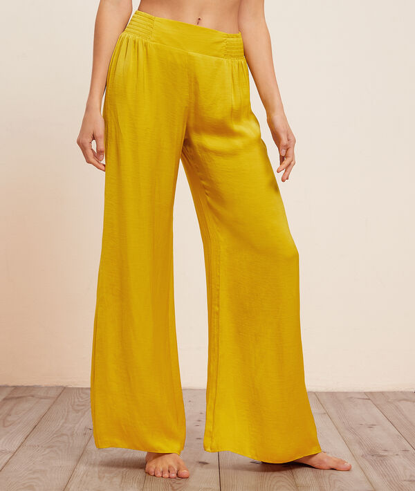 Pantalon de pyjama satiné Pantalon de pyjama satiné;${refinementColor}