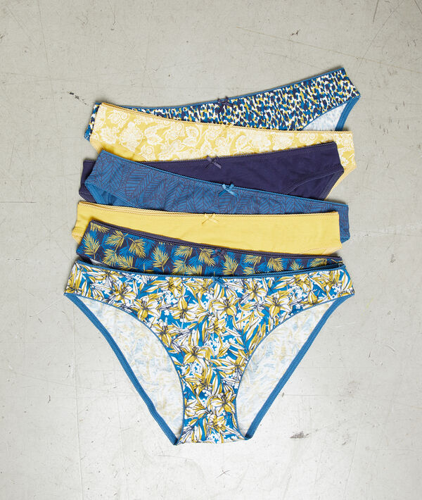 Lot de 7 slips en coton Lot de 7 slips en coton