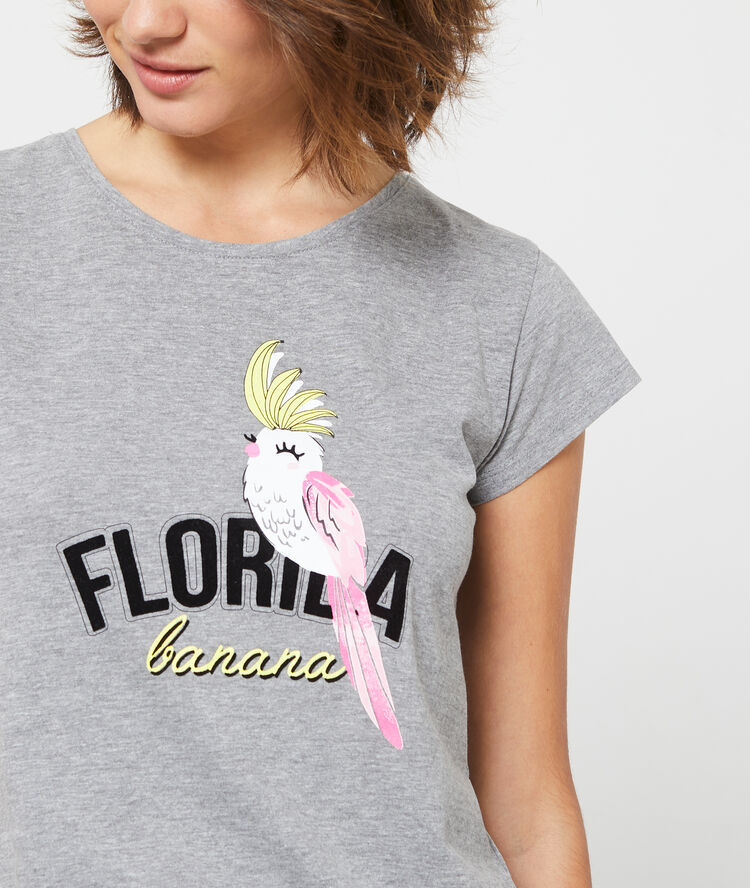 T-shirt "florida banana" gris.