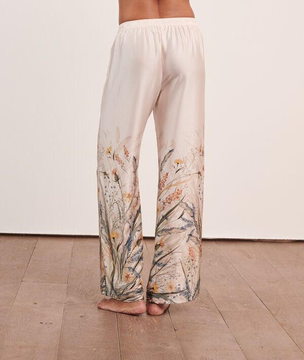 Pantalon satiné imprimé Pantalon satiné imprimé;${refinementColor}