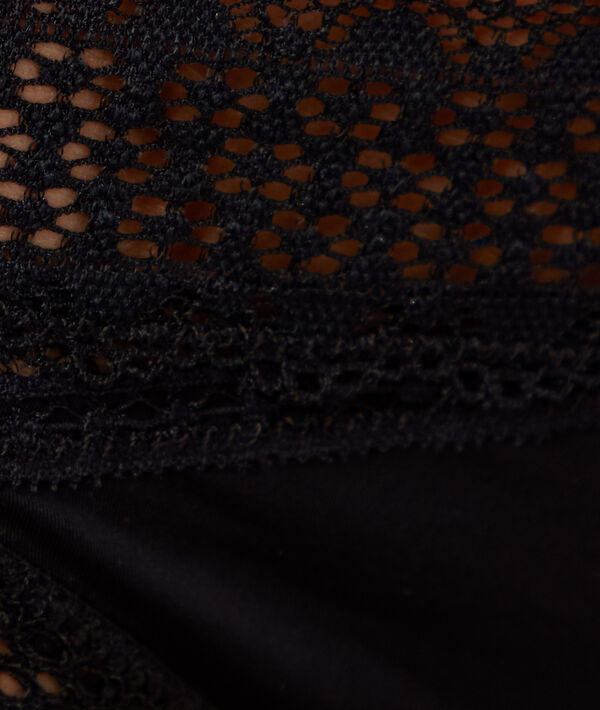 Culotte microfibre et dentelle Culotte microfibre et dentelle