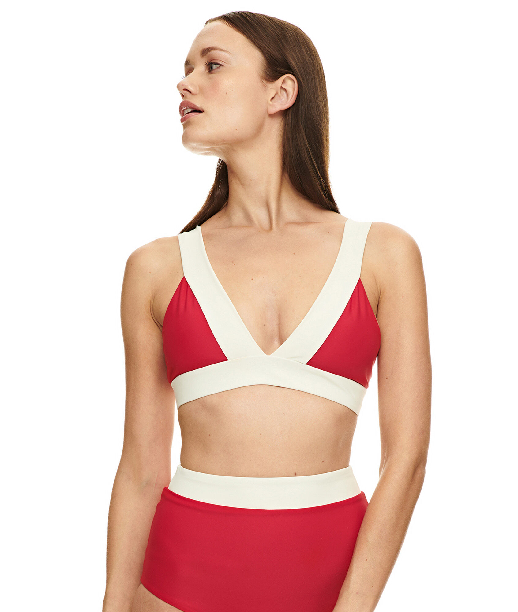 Brassière de bain bari réversible - Scampi - S - Rouge - Femme - Etam