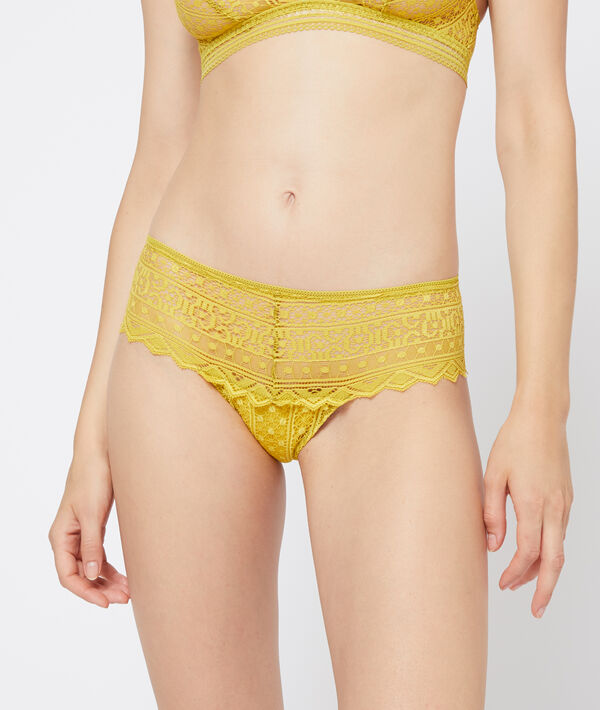 Tanga en dentelle graphique Tanga en dentelle graphique