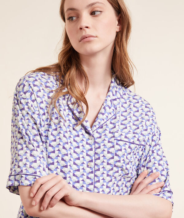 Chemise de pyjama imprimée Chemise de pyjama imprimée;${refinementColor}