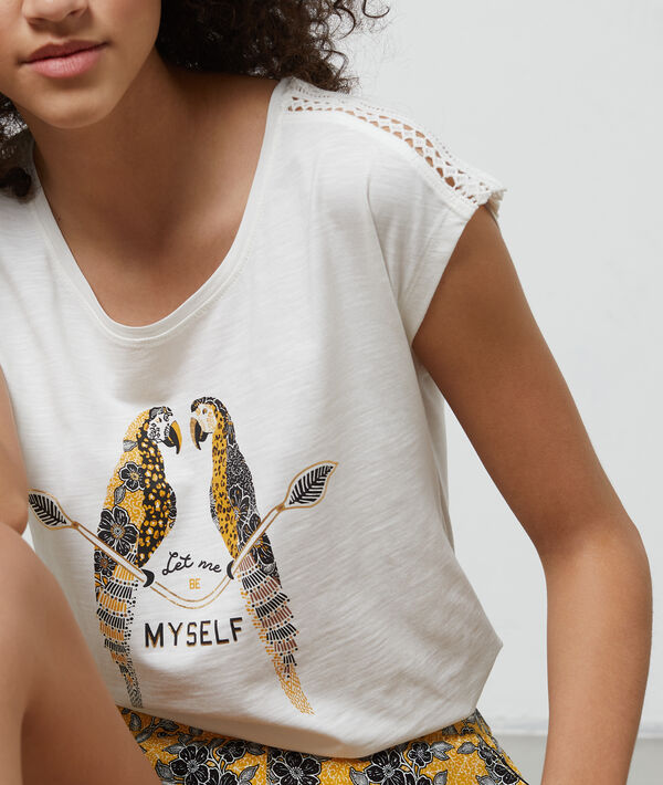 T- shirt perroquets "Let me be myself" T- shirt perroquets "Let me be myself"