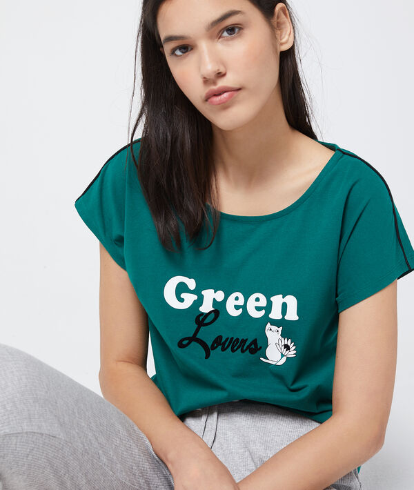 T-shirt "Green Lovers" coton bio T-shirt "Green Lovers" coton bio