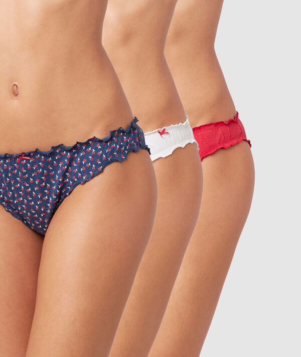 Pack de 3 culottes fantaisies Pack de 3 culottes fantaisies