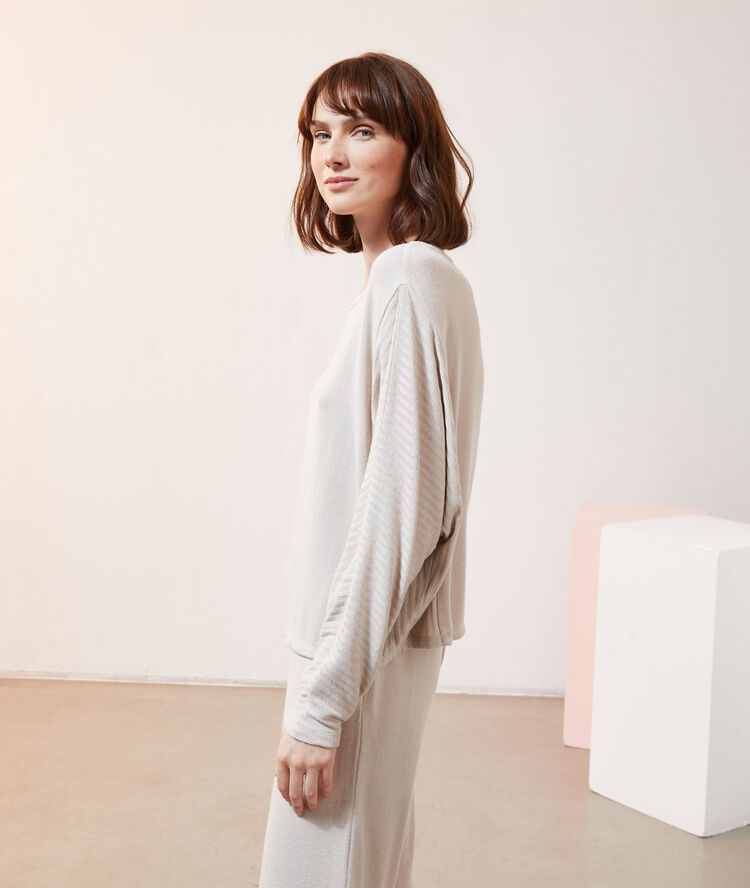 Top loungewear beige.