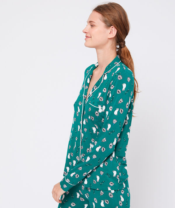 Chemise de pyjama en viscose éco-responsable Chemise de pyjama en viscose éco-responsable