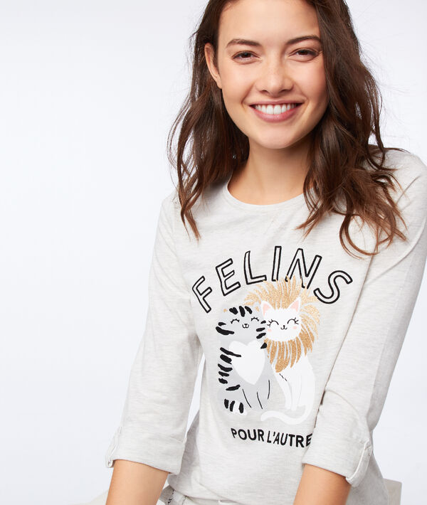 T-shirt manches longues "Félins pour l'autre" T-shirt manches longues "Félins pour l'autre"